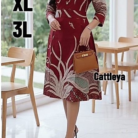 Dres wanita motif Batik bahan Premium Lapis Trikot HQ Kancing Hidup model terbaru