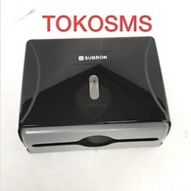 kotak tisue HITAM subron hand towel BLACK multifold tissue tempat tisue SUBRON
