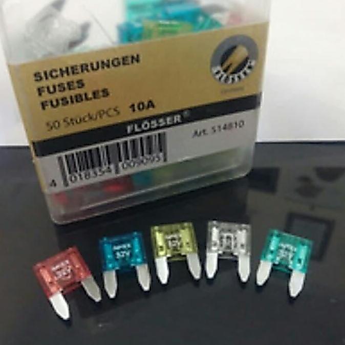 FLOSSER FUSE DX MINI (SEKRING TANCAP MINI) ORIGINAL FLOSSER ISI 50 PCS *