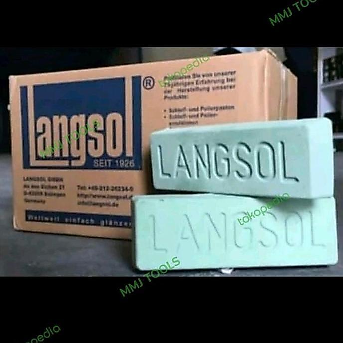 LANGSOL - Batu LANGSOL Hijau - Batu pengkilap stainless