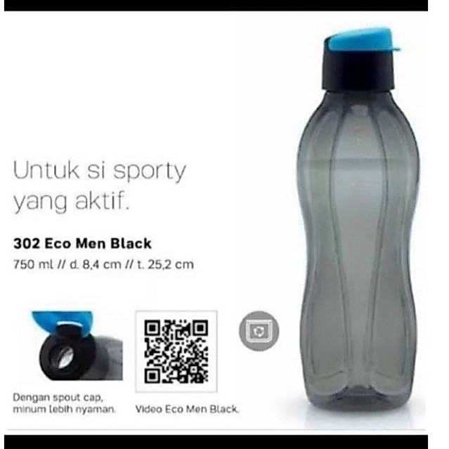 Eco men black tupperware