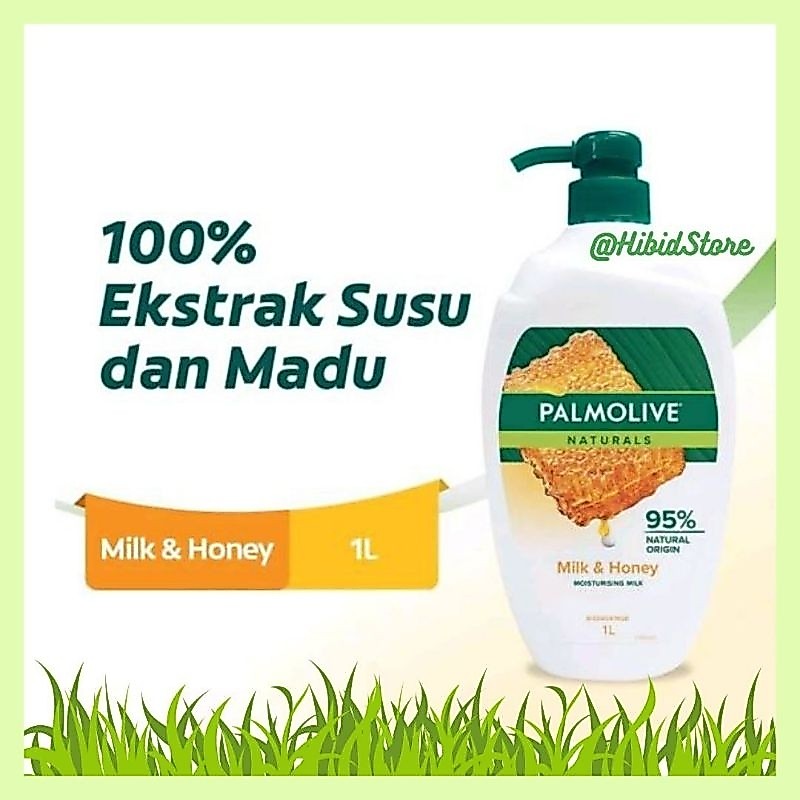 PALMOLIVE Body Wash Milk & Honey Pump 1 liter