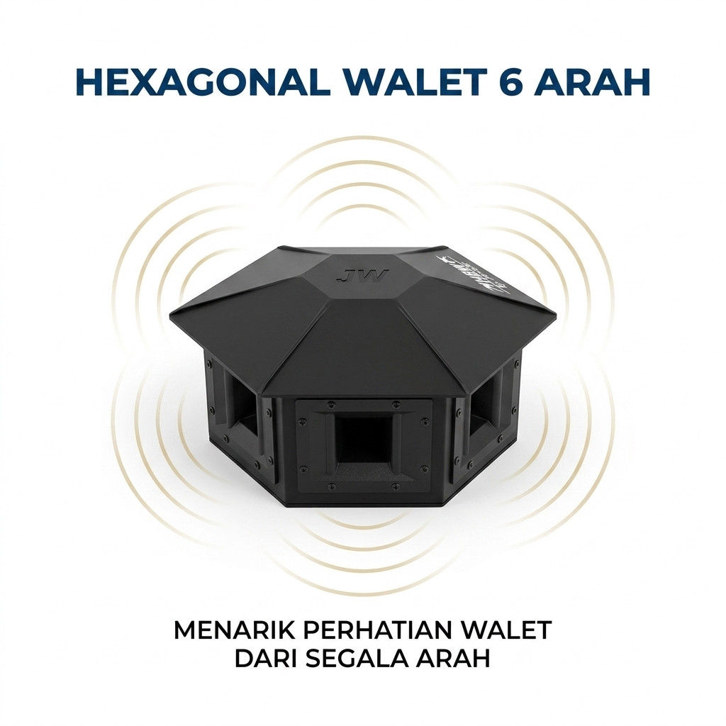 Tweeter walet hexagonal 6 sisi 6 penjuru ax -65