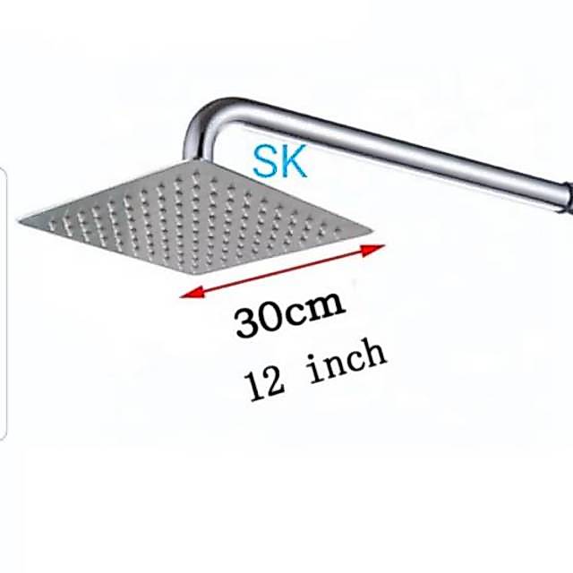 Wall Shower Kamar Mandi Minimalis Stainles 12 inch - Shower Tanam Tembok  Kamar Mandi