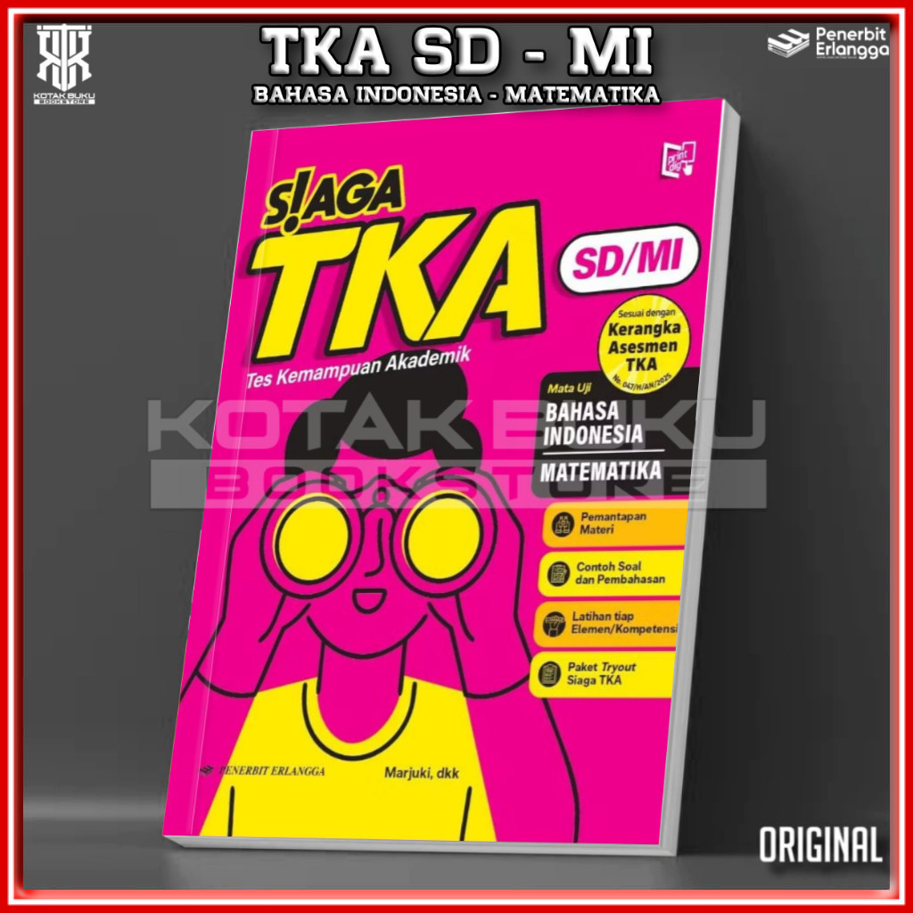 [ Erlangga ] Buku SIAGA TKA SD / TKA SD 2025 / TKA SD/MI / Kurikulum Merdeka