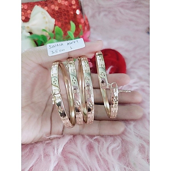 Gelang Swasa Terbaru Batik 5mili Bangle 5 MILI TERLARIS Sultan Persis Emas Asli Emas Swasa