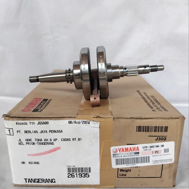 CRANKSHAFT KRUK KREK AS 5TP JUPITER Z LAMA BURHAN ORIGINAL ORI ASLI YAMAHA YGP 5TP-WE140-30