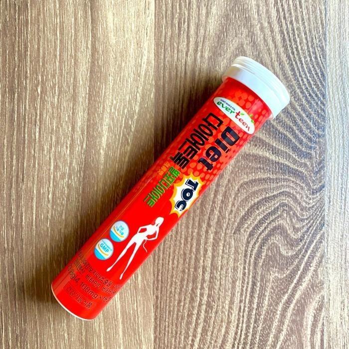 Everteen Diet Toc - Premium Diet Suplemen Korea Pelangsing - Isi 18T - Pomegranate