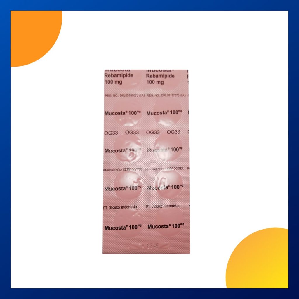 MUCOSTA 100 MG 1 BLISTER @ 10 TABLET SALUT SELAPUT
