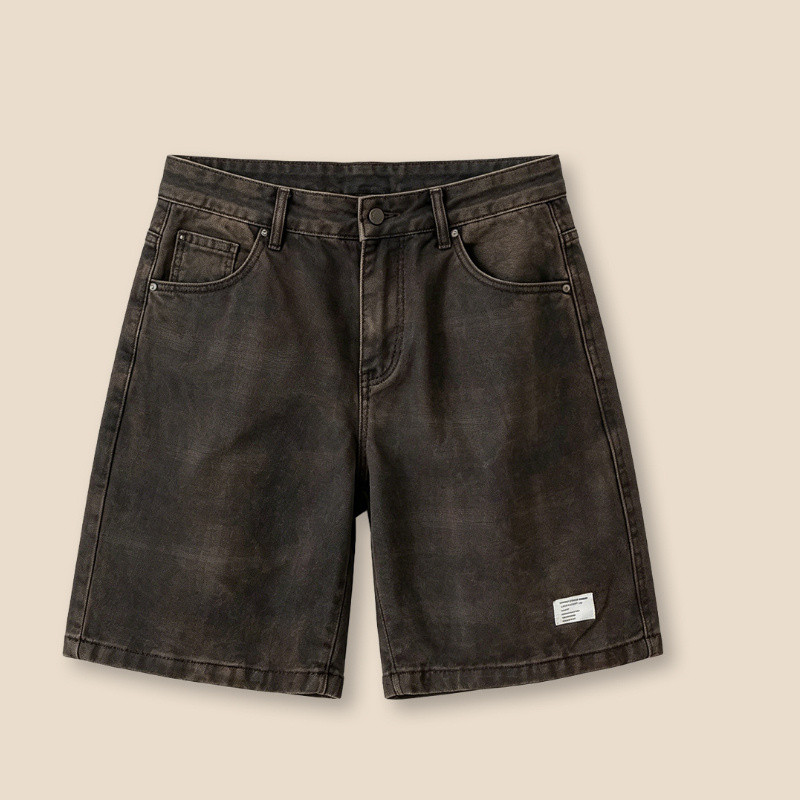 [Anak Stylish] Anak lakilaki retro membuat celana jeans lama celana jeans kasual baru celana