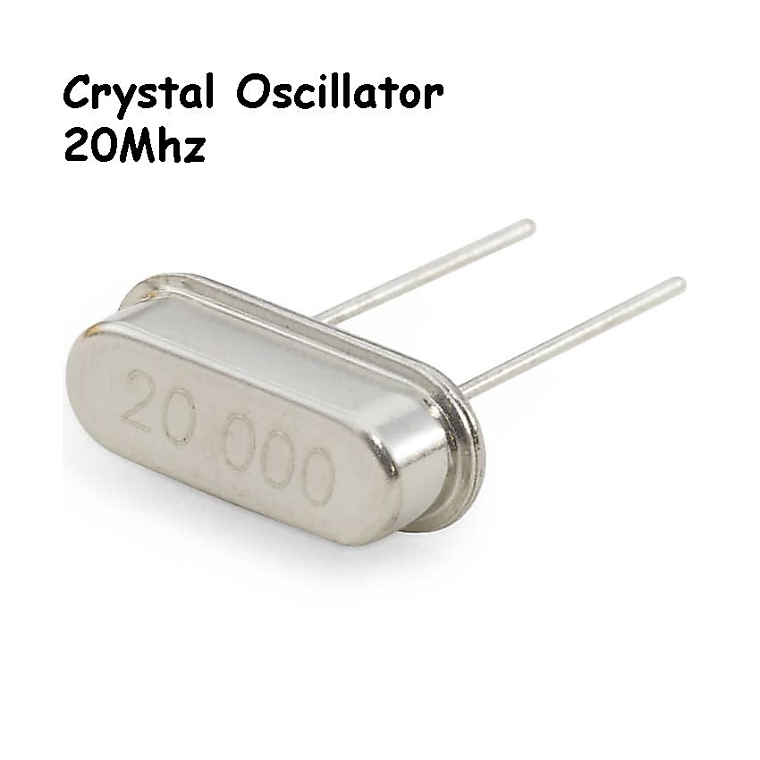 Crystal Kristal 20MHz 20 Mhz 20.000Mhz 20000 Mhz Clock Kristal Oscillator Xtal 20Mhz