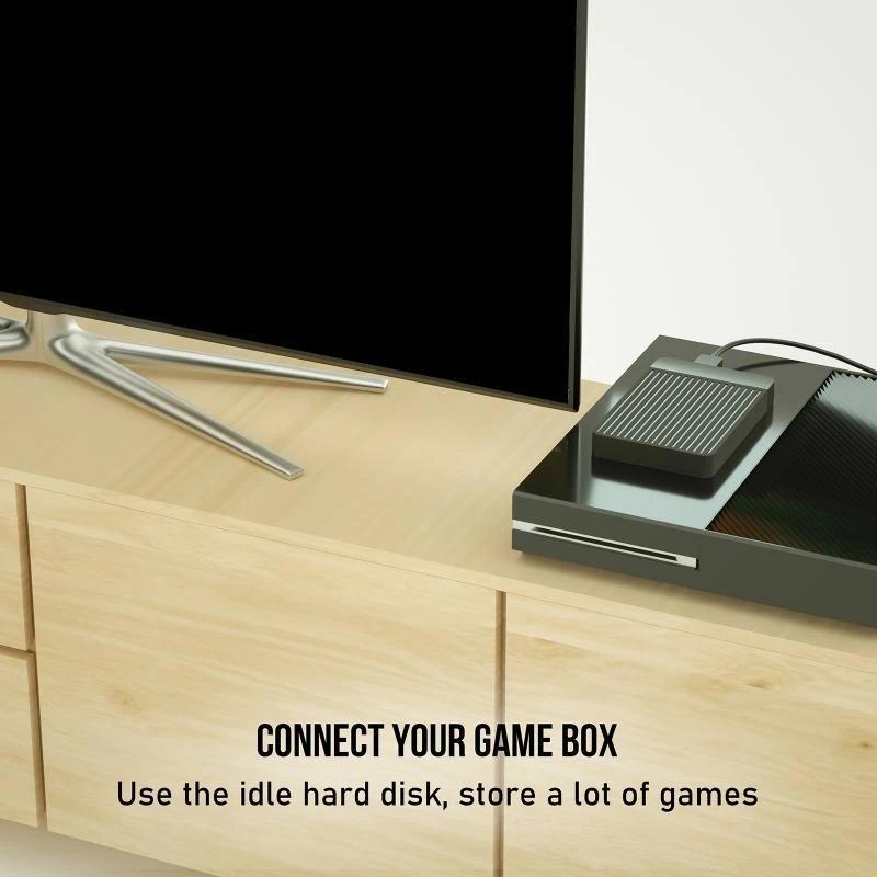 25 Hard Drive Enclosure USB Type C to External Hard Drive Enclosure