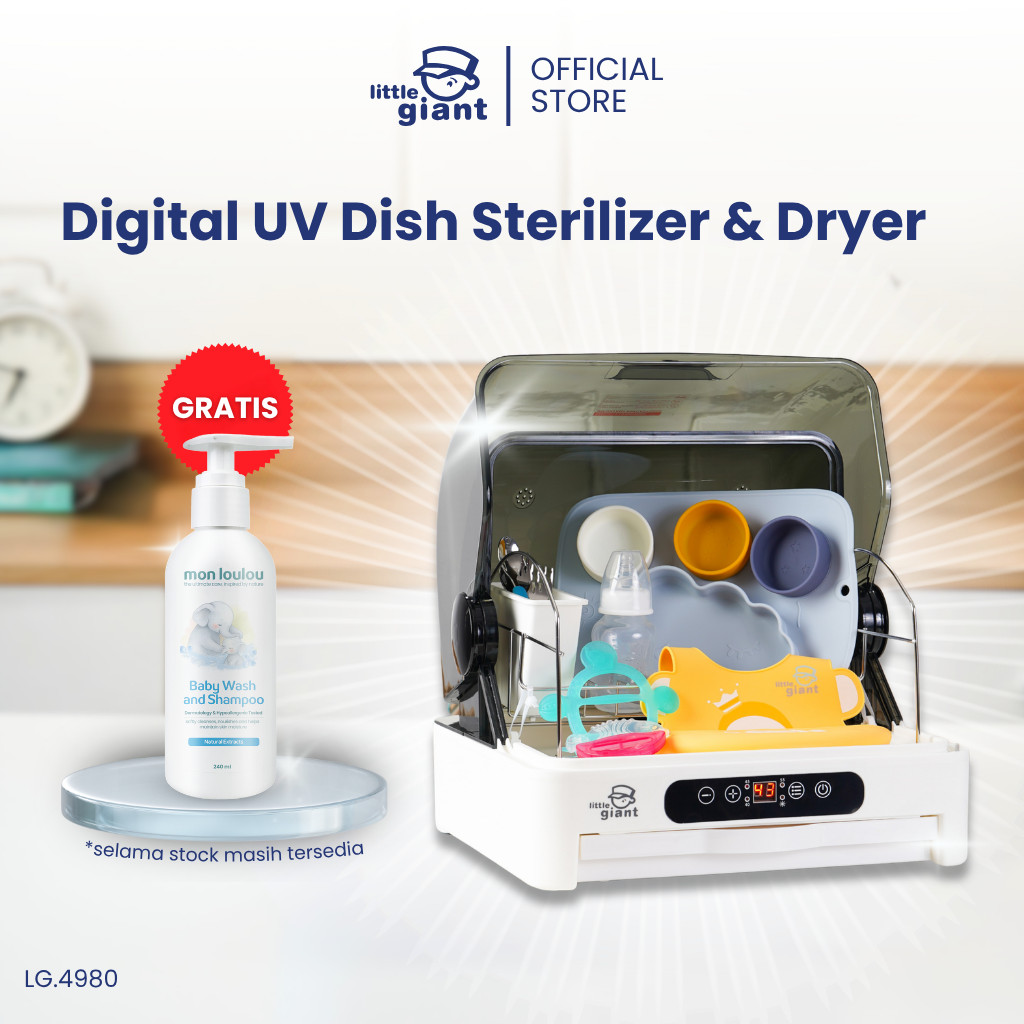 LITTLE GIANT LG.4938 UV Dish Sterilizer & Dryer - Sterilisasi dan Pengeringan Piring