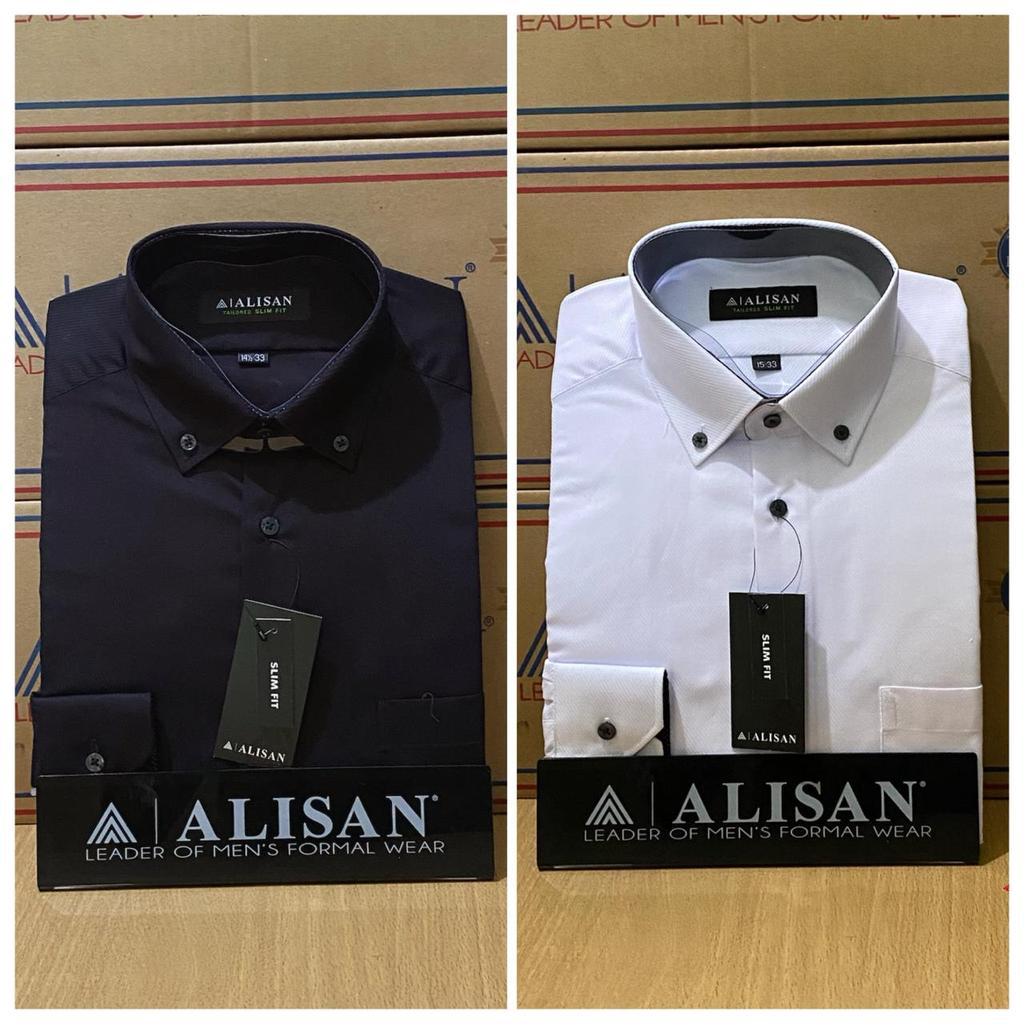 KEMEJA ALISAN DOBBY SLIMFIT LENGAN PANJANG