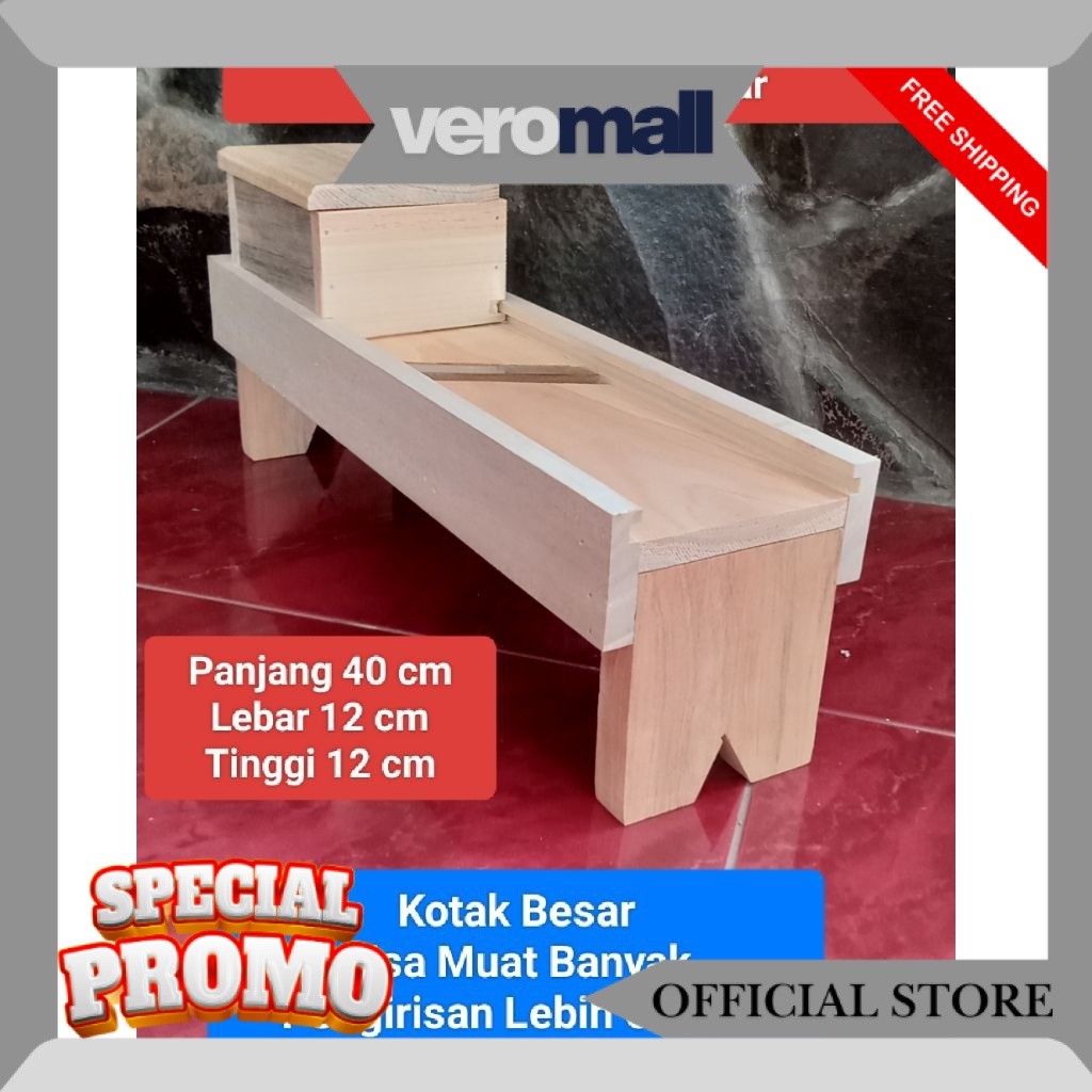 Pengiris bawang JATI BELANDA Ukuran BESAR/ Irisan bawang merah/Pengiris serbaguna LR