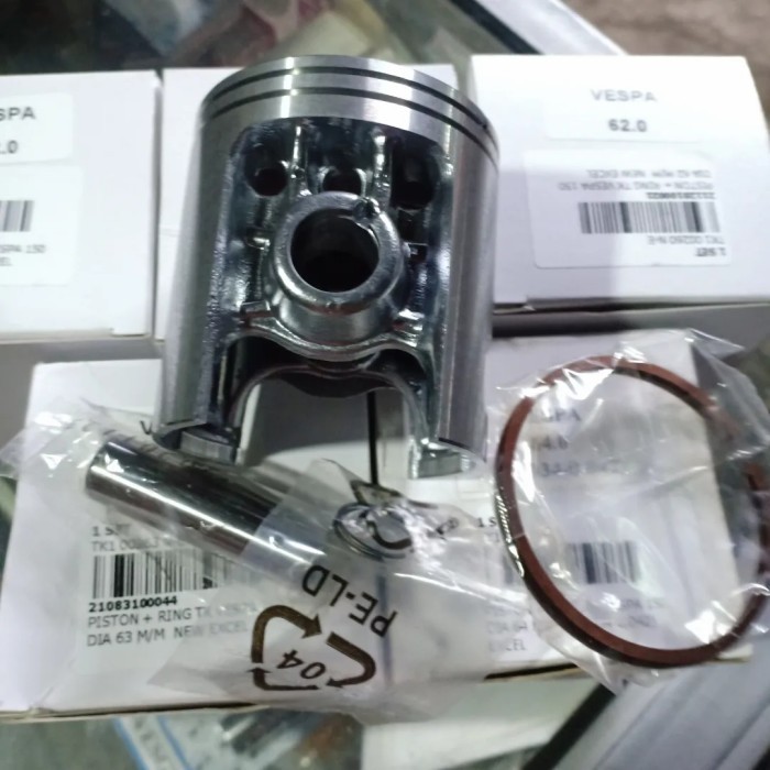 PISTON SET SEHER VESPA TK RACING 62 63 64