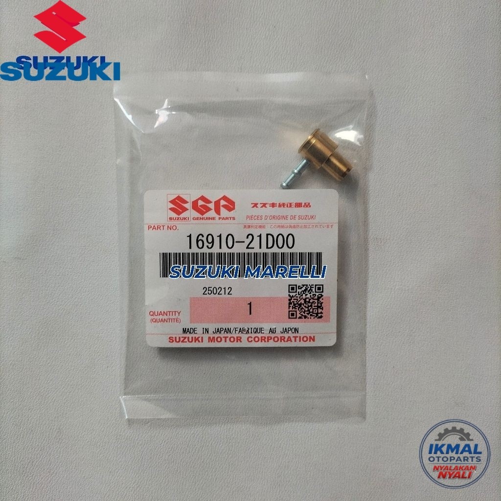 NEPEL KUNINGAN OLI SAMPING SUZUKI SATRIA 2TAK HIU LUMBA TORNADO RC100 ORIGINAL SGP