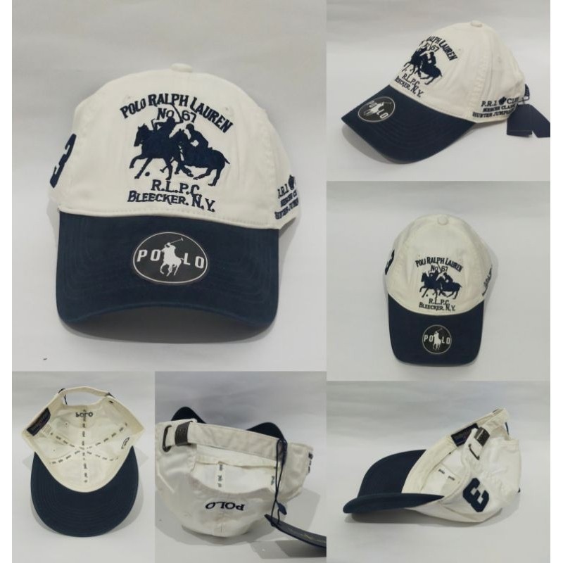 Topi Baseball Polo Kombinasi Pria Wanita Uniseks keren Logo Bordir  Distro Original anak laki laki d