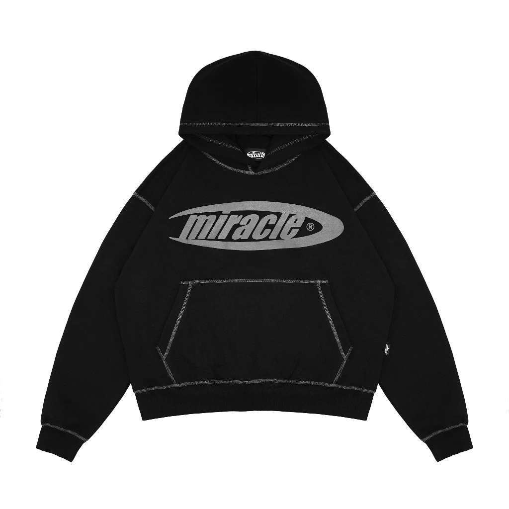 MIRACLE MATES - Diviser Black Hoodie