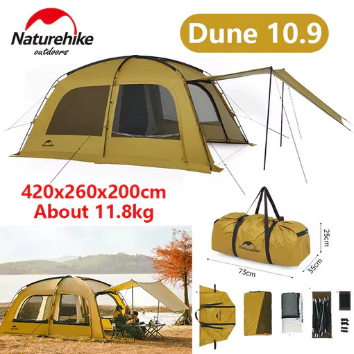 TENDA DUNE 10.9 NATUREHIKE CNK2300ZP029 TENDA DOME GLAMPING CAMPING