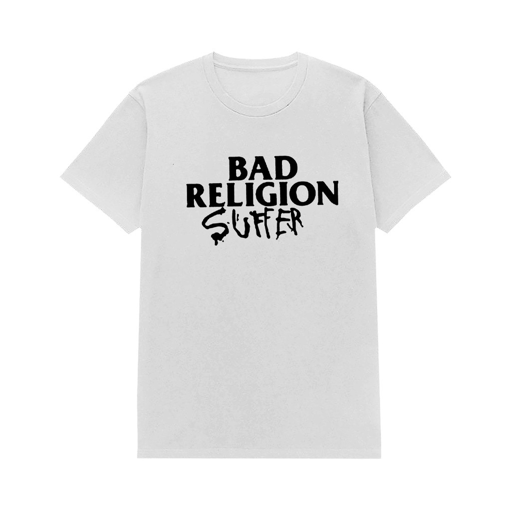 Black ID T-shirt Band Bad Religion 1988 Tour White Original
