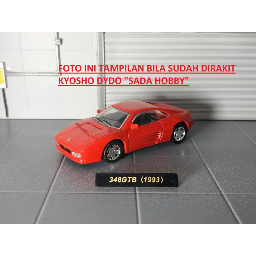 Dydo Kyosho Diecast 1/64 Ferrari 348GTB 1993 Merah