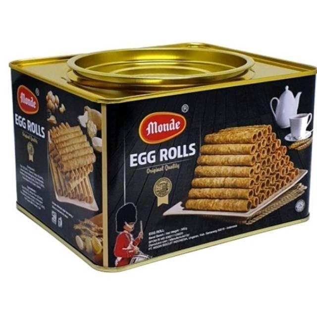 BISKUIT MONDE SERENA EGG ROLL 300GR BISCUIT TELUR KALENG ROTI SURABAYA SURABAYA