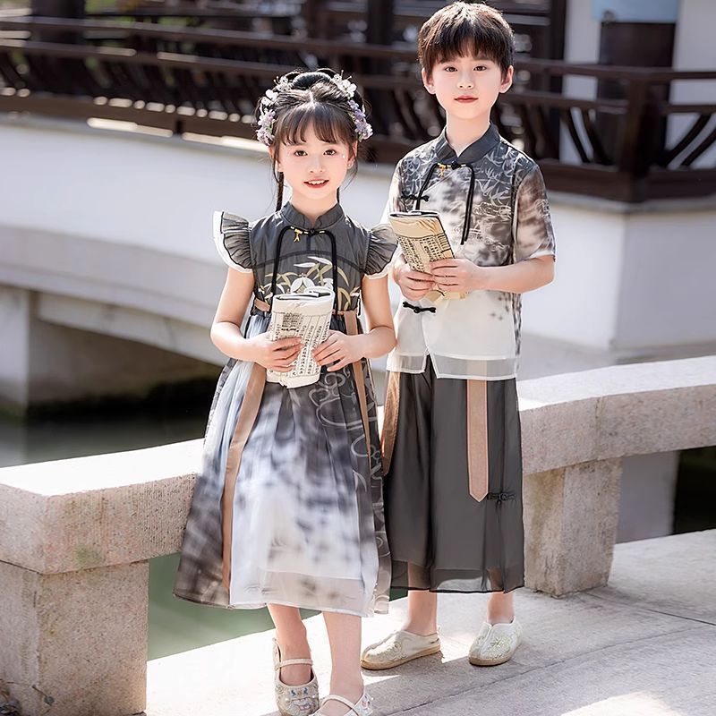 [Kota Dongeng] Gaun Hanbok, pertunjukan panggung, gaya Cina baru, gaun tari klasik, gaun putri