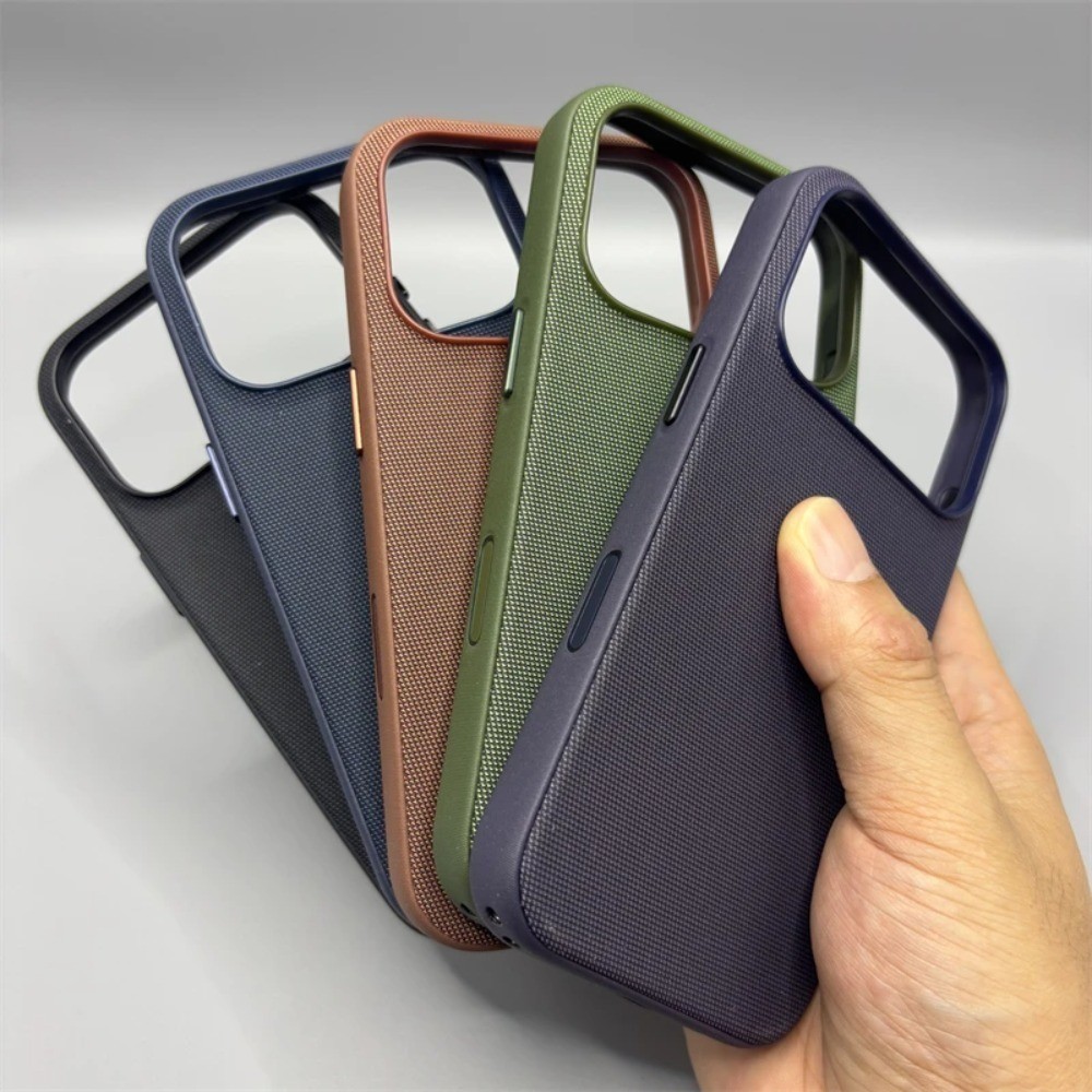 Casing Ponsel Magnetik TechWoven Baru untuk IPhone 17 16 15 Pro Max dengan Tombol Kamera untuk Pelin