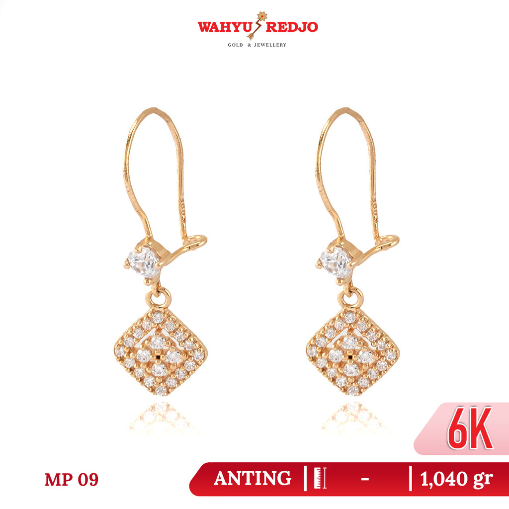 Anting Emas 6K Wahyu Redjo AN-6K 31688444 Non Pameran