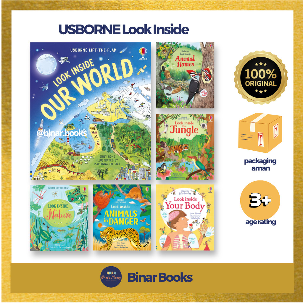 [USBORNE ORI] Look Inside Series
