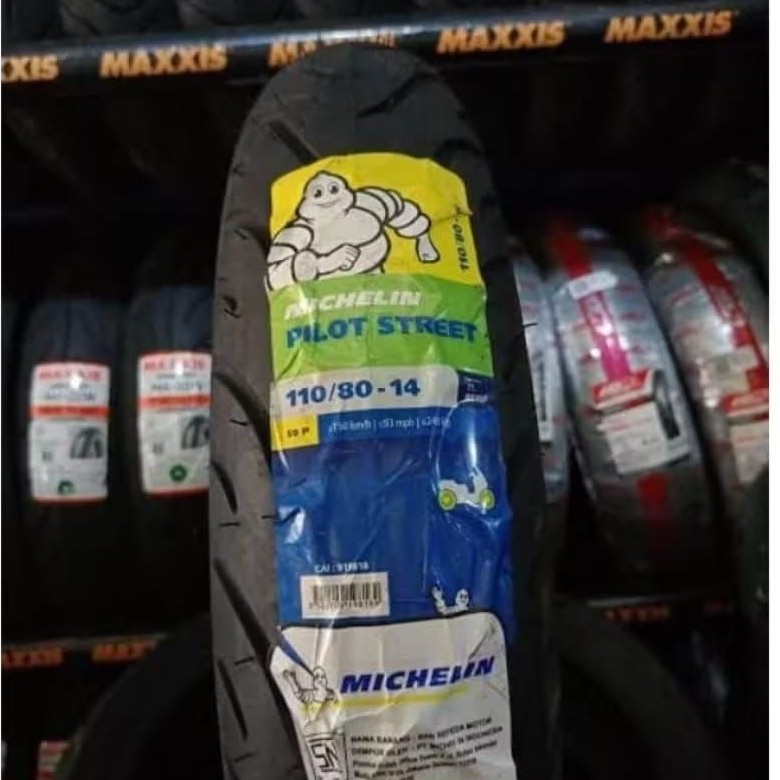 PROMO!!! ban depan motor aerox,VARIO160 ukuran 110/80-14 tubles merk Michelin