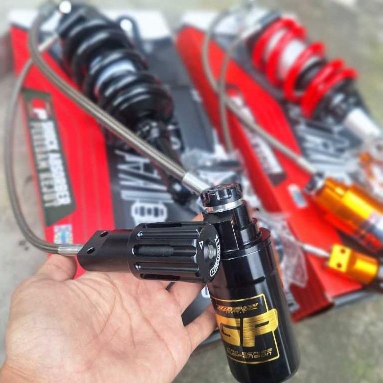 Shock Ride it GP 104 Satria Fu Monoshock Tabung Pisah Satria Fu Gp 104 Triple Klik fu 150 GP Series 