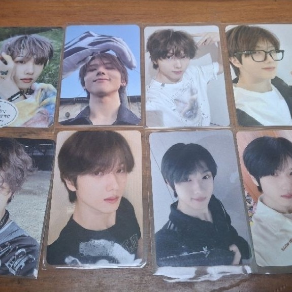 Photocard Jisung NCT Dream Official Jisung Nabi Kupu Kupu Jisung Kitty Jisung Kacamata