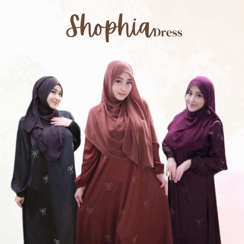 Shopia Dress Gamis Abaya Muslimah