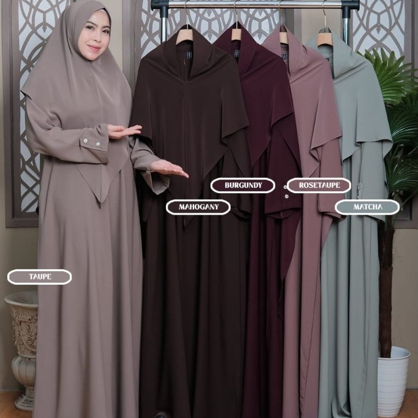 SETELAN GAMIS HIJAB WANITA TERBARU NAZIFA BY AKU KARISSA