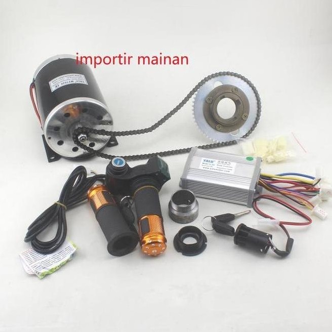 KIT SEPEDA LISTRIK YALU MY1020 36V 1000W BRUSH MOTOR DC GOKART ATV IM27