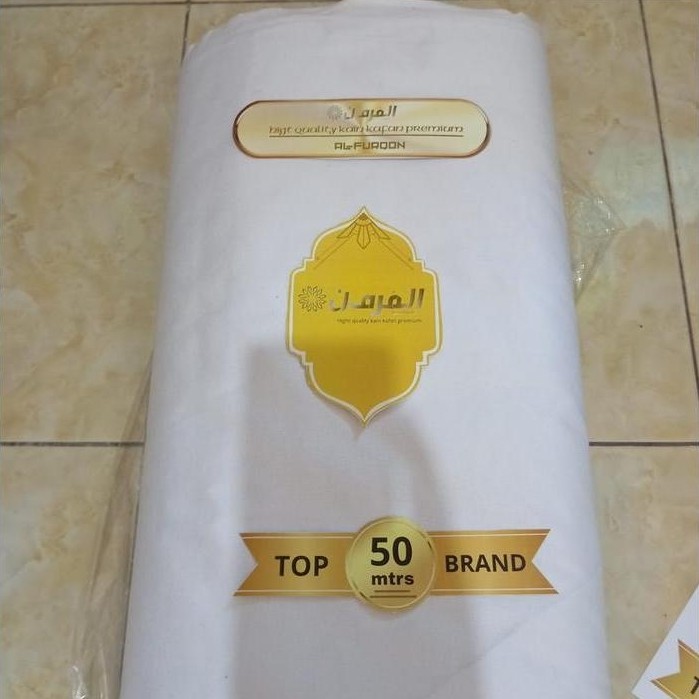 ASLI Kain Kafan Mori Premium Meteran 1 Roll Lengkap Perempuan panjang 50 meter polyster tc katun