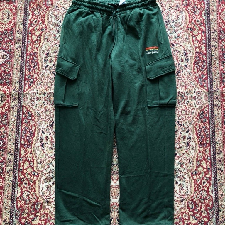 Celana Ocean pacific cargo sweat pants Vintage Cargo pants HI030
