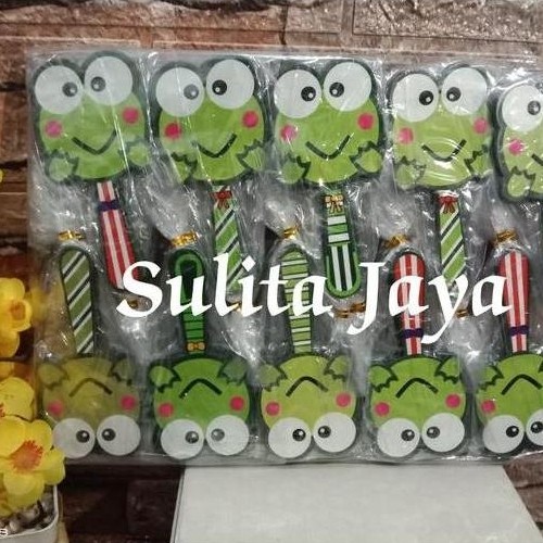 souvenir pernikahan kaca - Isi 50 pcs Souvenir Pernikahan Kaca Cermin Karakter Keroppi/Souvenir mura