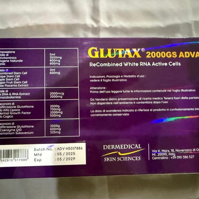 ORI Glutathione advanced whitening 2000gs - harga eceran