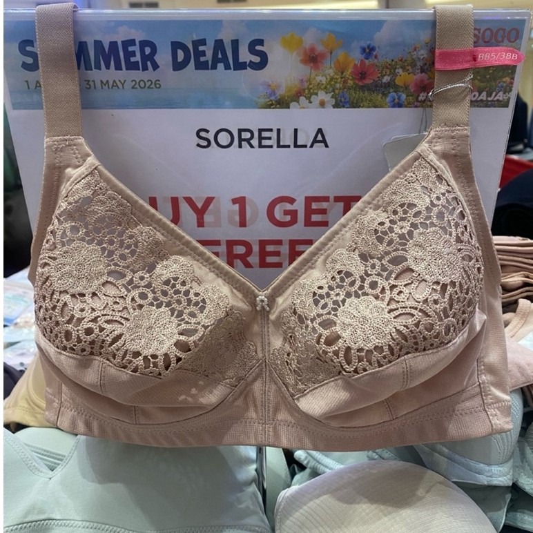 SORELLA tanpa busa tanpa kawat cup B & C N12-28754