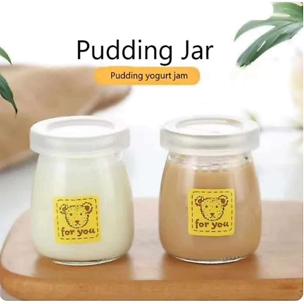 Isi 6 Pcs Puding Jar Kaca 150ml / Jar Puding 150ml /Jar Kaca Clear 150ml