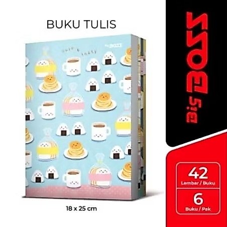 Buku Tulis Sekolah BigBoss 1 Pak