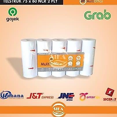 TERMURAH - Kertas Kasir 75 x 60 NCR 2 Ply MULTIOFFICE / Telstruk NCR 2 Ply