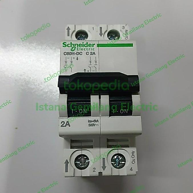 Ready MCB 2pole 2A IC60H-DC Schneider