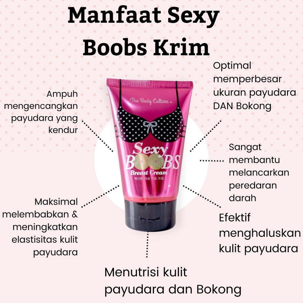 Sexy Boobs Krim Obat Cream Pembesar Pengencang Payudara Yang Kendur _asli promo