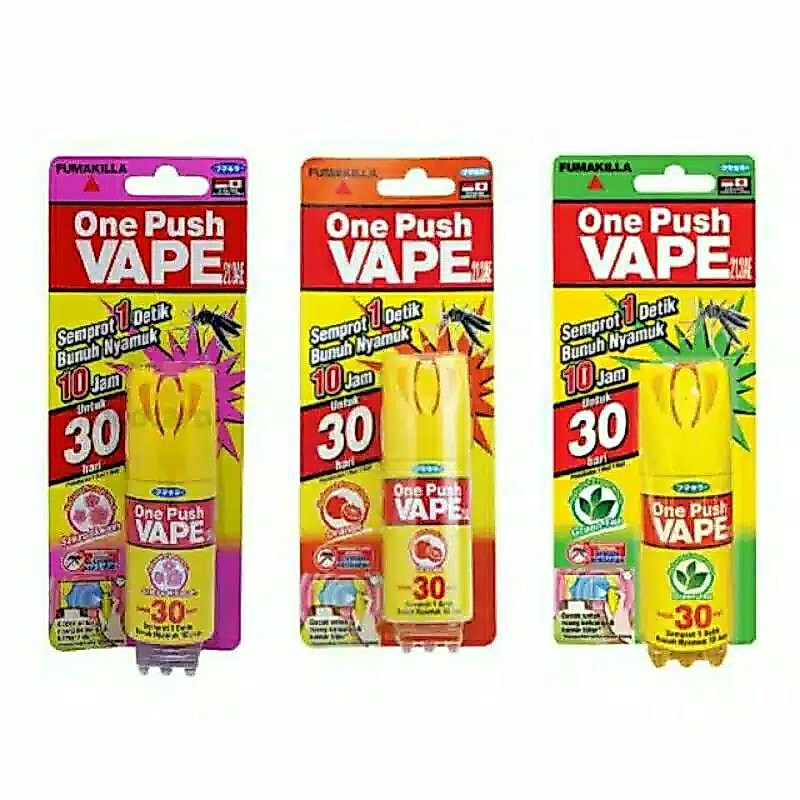 Fumakilla one push vape 30Hari, One push vape 30 hari, fumakilla one push, Hit one push