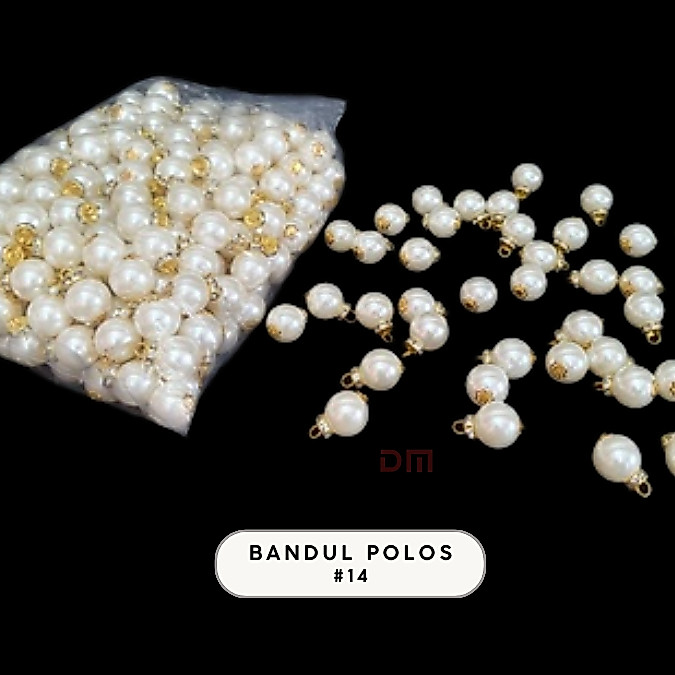 Bandul Polos #14 Mutiara (14MM)