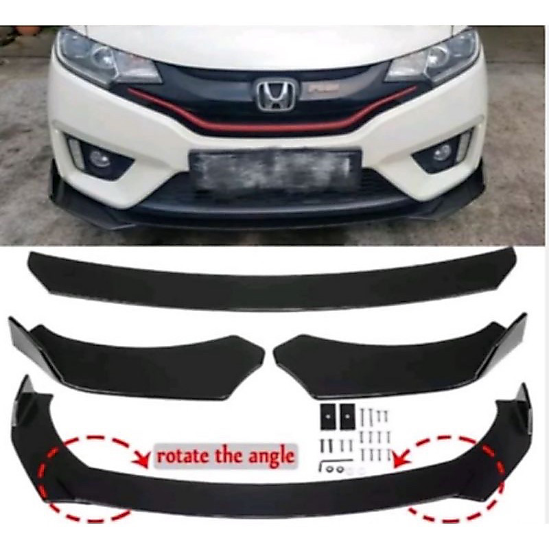 Lips Universal Winglet Universal Lips Bemper Universal Untuk Semua Mobil free baut